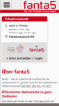 Mobile Screenshot of fanta5.com